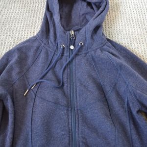 Athleta zip up lined hoodie